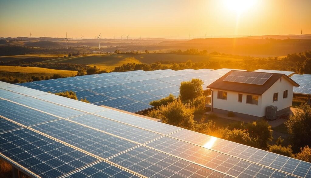 solução econômica energia solar