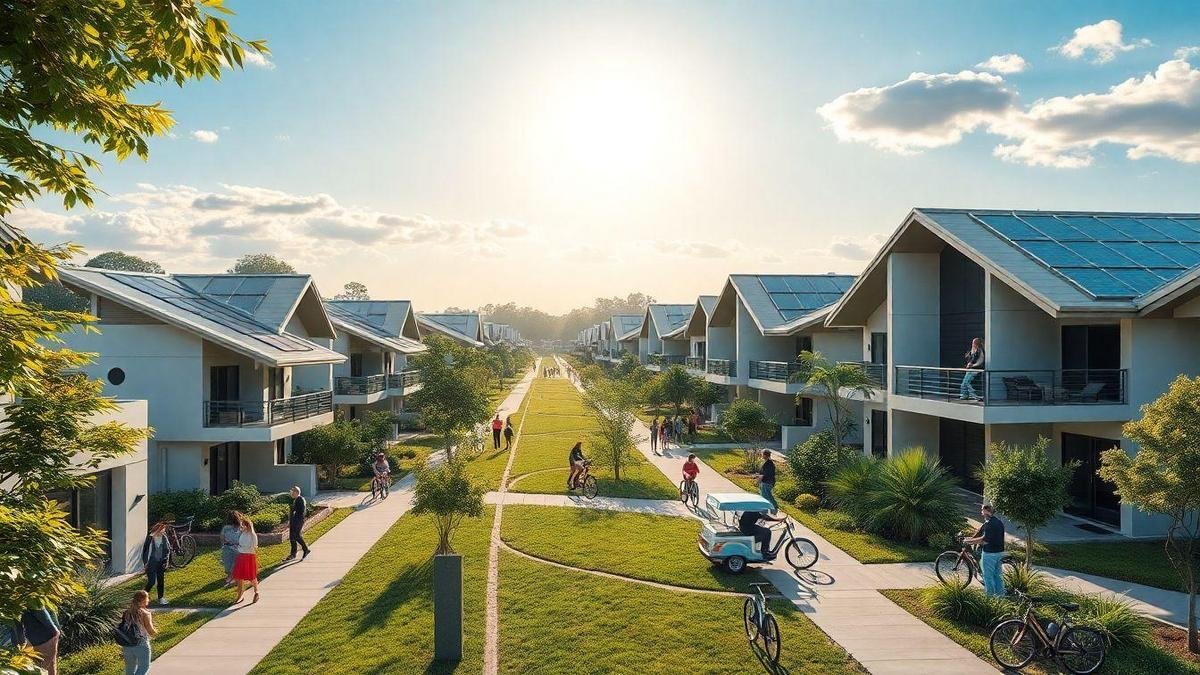 O futuro das comunidades sustentáveis com energia solar