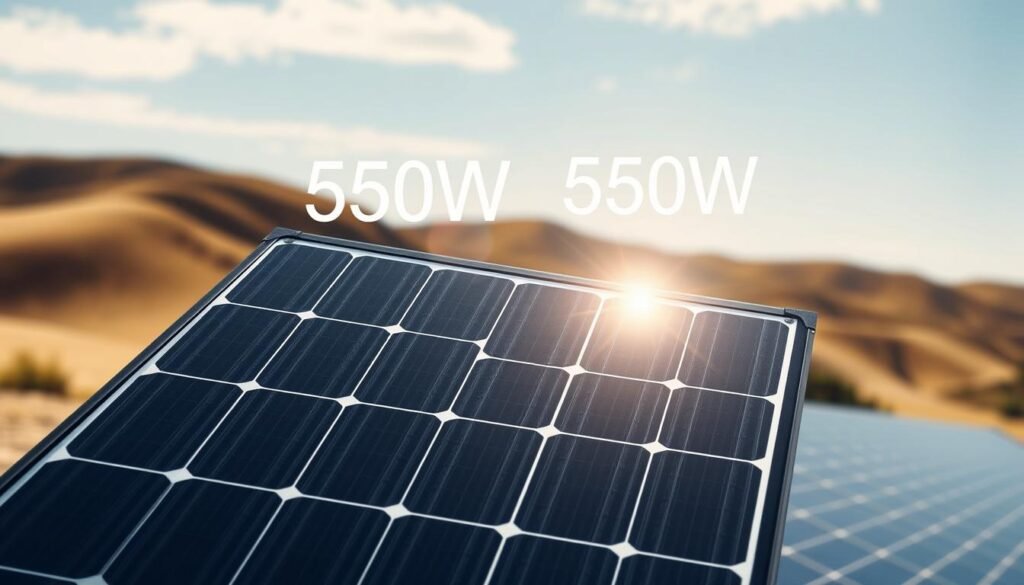 placa solar 550w