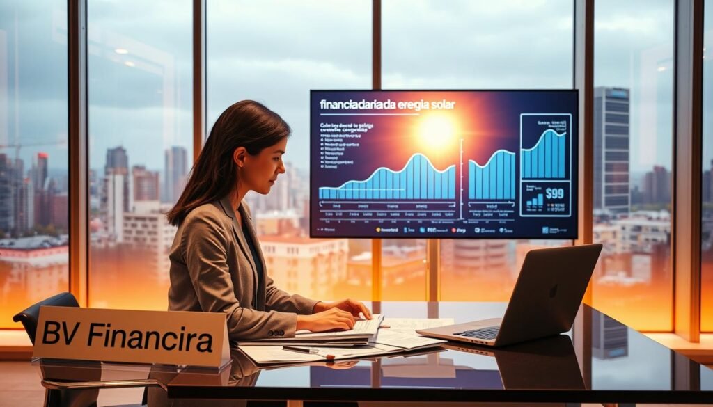BV Financeira financiando energia solar