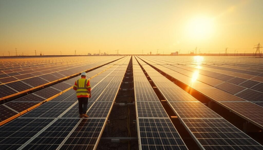 captação de energia solar