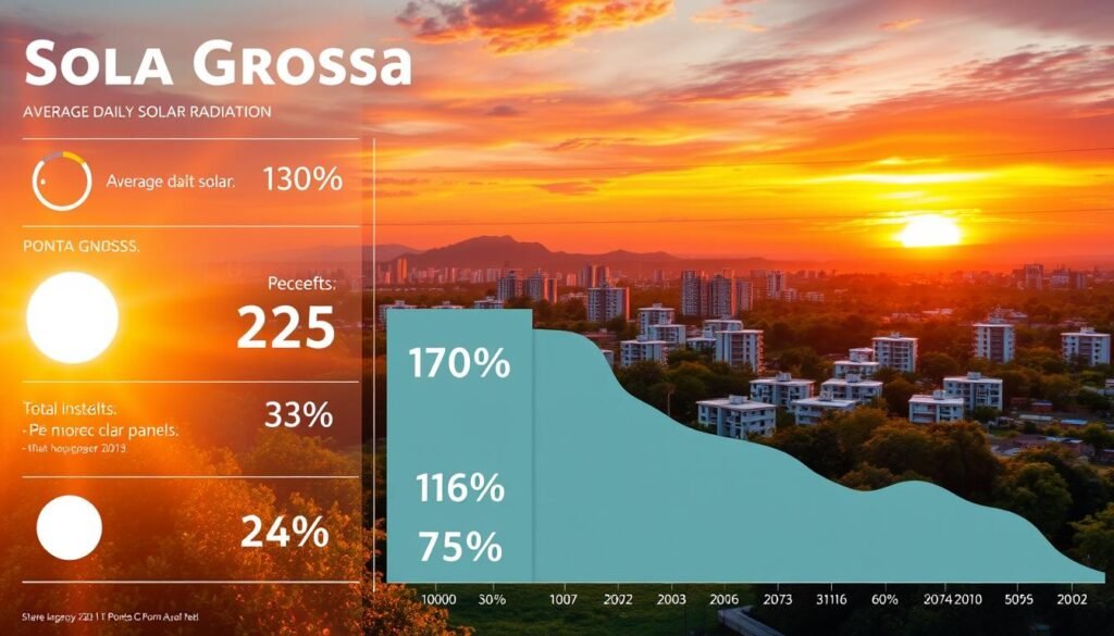 dados sobre energia solar em Ponta Grossa