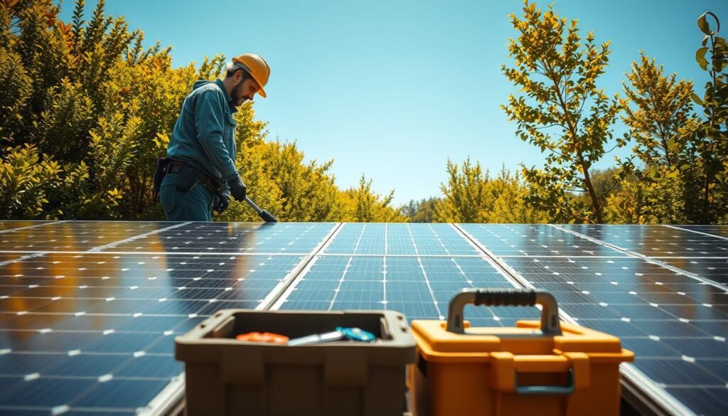 durabilidade e manutenção das placas solares