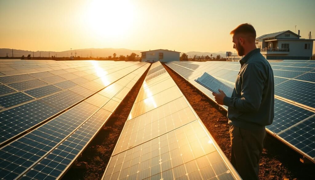 geração de energia solar