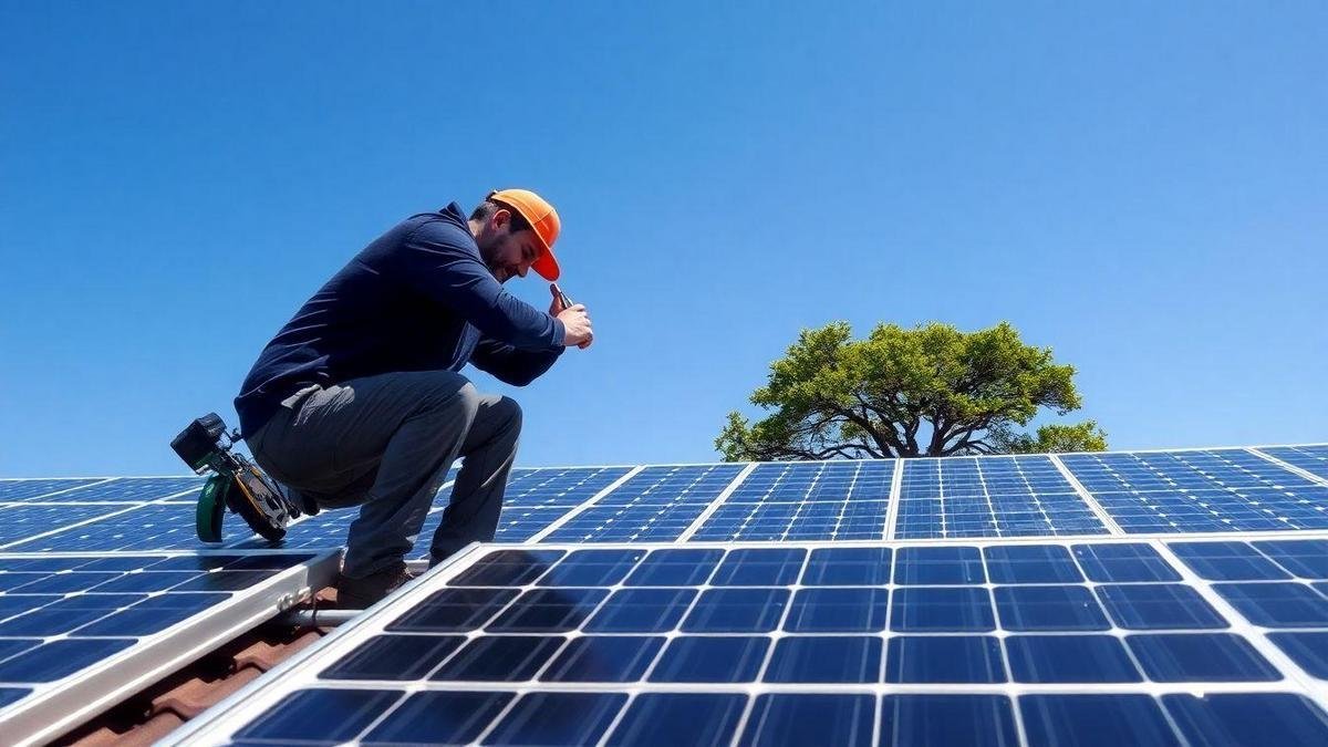 Manutenção de Sistemas de Energia Solar Residencial