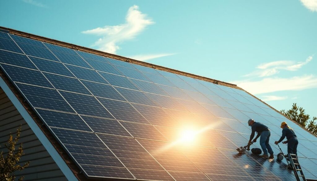 instalação de energia solar