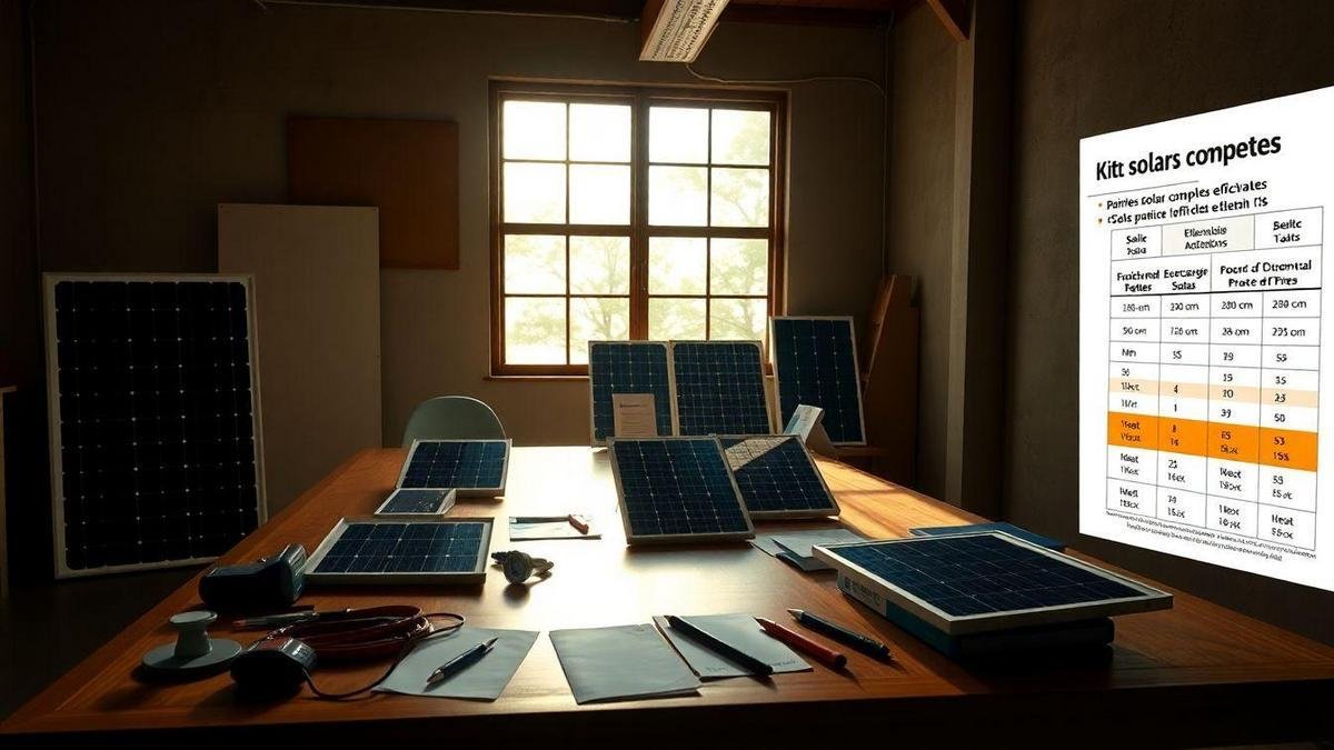 Comparando kits de energia solar completos