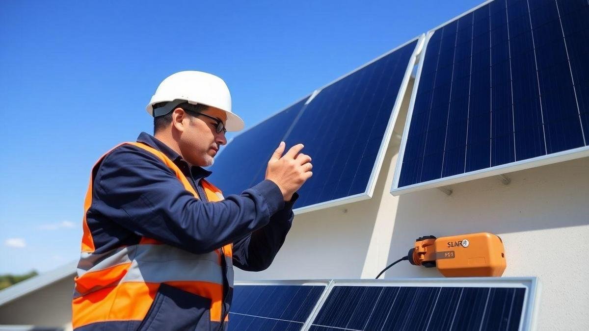 Manutenção de kits de energia solar